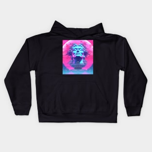 Vaporwave Retrowave Lofi 90's God Kids Hoodie